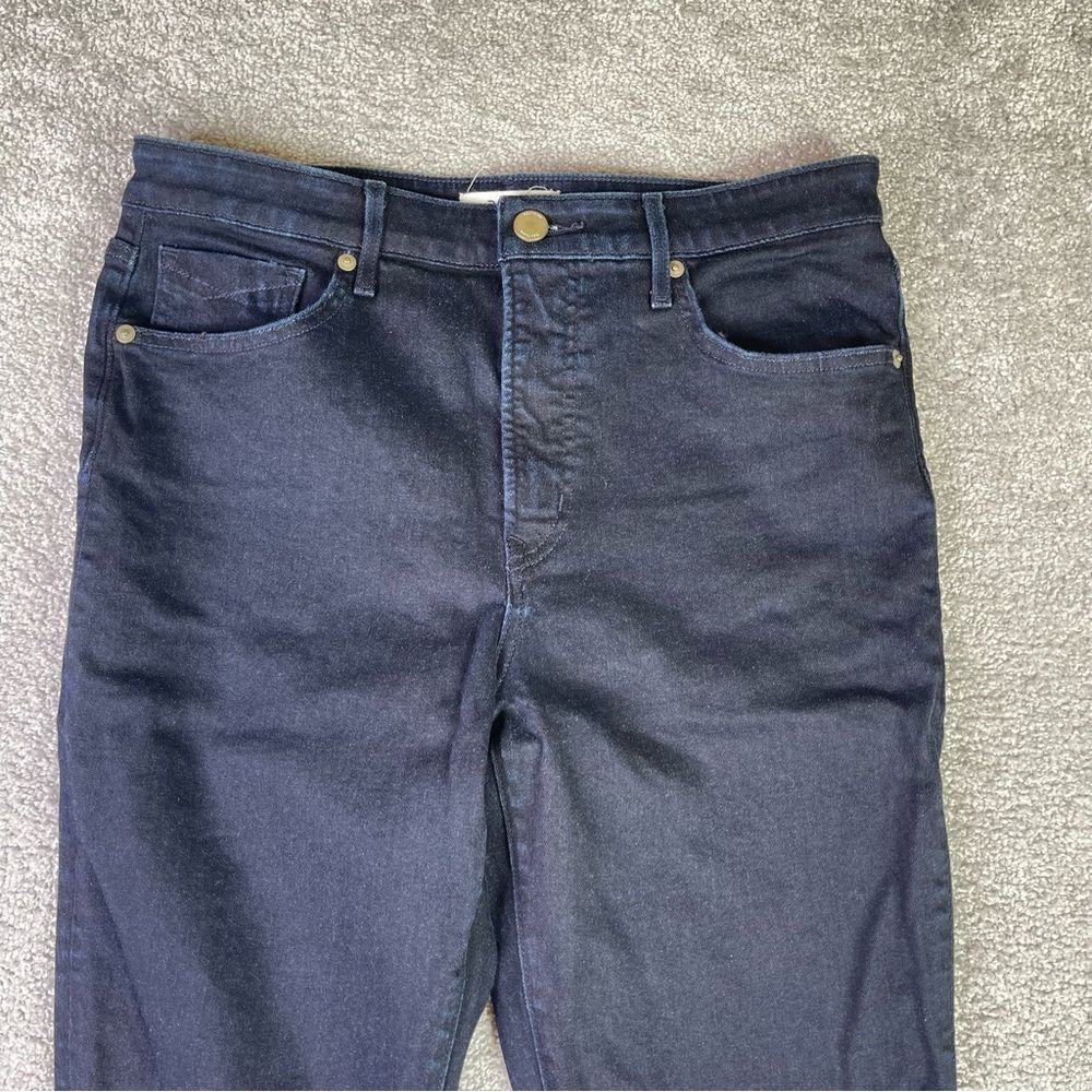 Revtown Jeans Women's 31X31.5 Blue Skinny High Rise Dark Denim Stretch - Picture 2 of 13